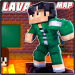 Maps Fire Floor – Lava Parkour v3.0 [MOD]